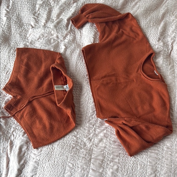 BB dakota by steve madden Rust Orange Knit Sweater and Shorts Set - Picture 4 of 11
